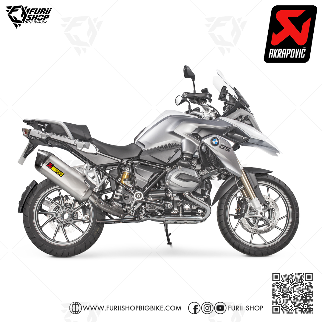 ท่อ Akrapovic Titanium Euro4 for BMW R1200GS 13-18'