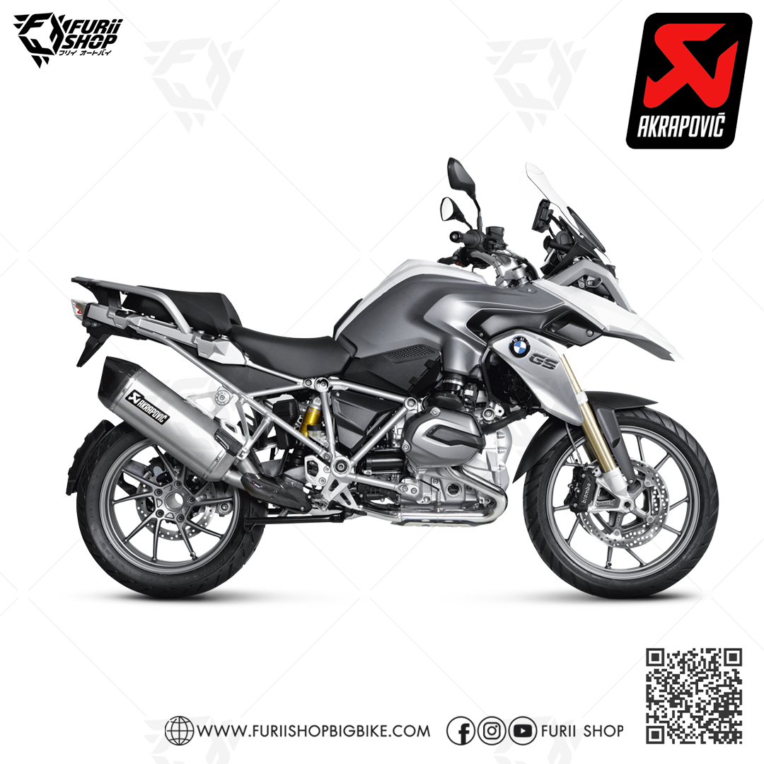 ท่อ Akrapovic Slip on Titanium Logo Aluminium Limited Edition for BMW R1200GS /Adventure LC 13-18