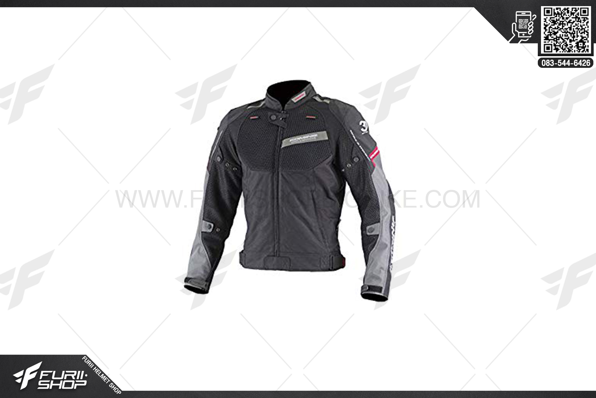 เสื้อแจ็คเก็ต KOMINE JK-079 Air Stream 3D Black ( Woman )
