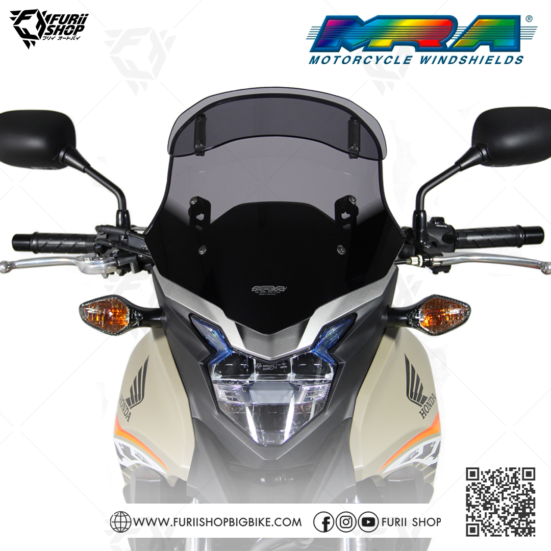 ชิลด์ MRA Windshield 2 Steps : for Honda CB500X 2016-2018