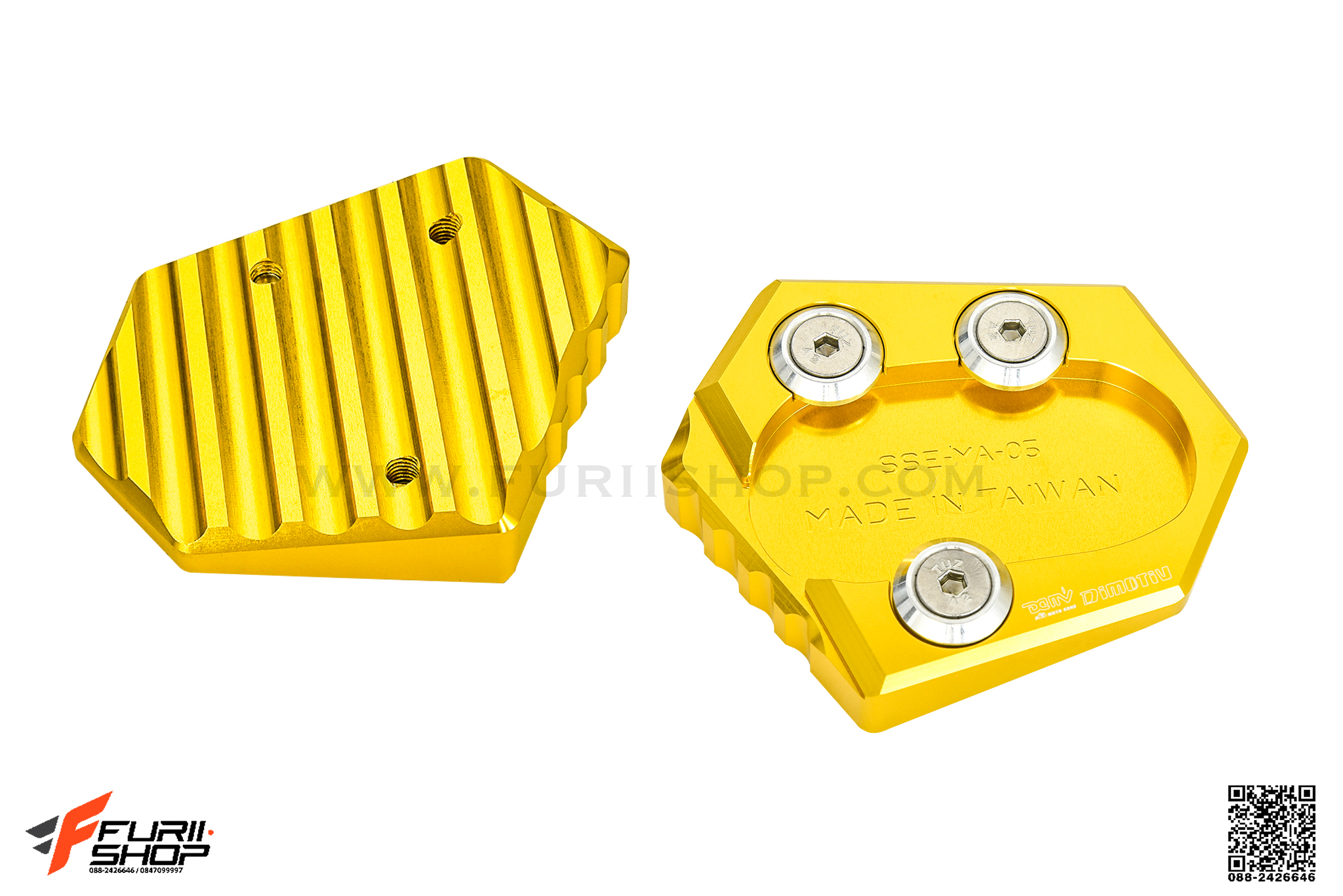 ตีนเป็ด DMV สีทอง FOR YAMAHA MT09