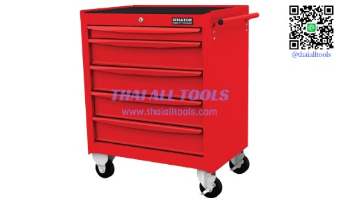ตู้เก็บเครื่องมือมีล้อ 5 ลิ้นชัก SENATOR | Roller Cabinet Workshop Red 300kg