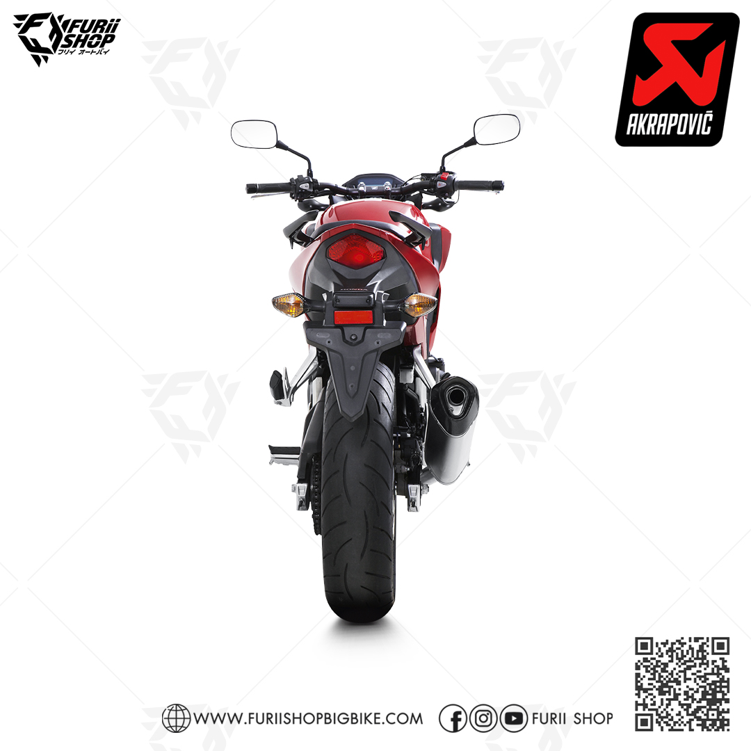 ท่อแต่ง Akrapovic Slip on Titanium : for Honda CBR 500 X,F,R 2019-2021 All New !!