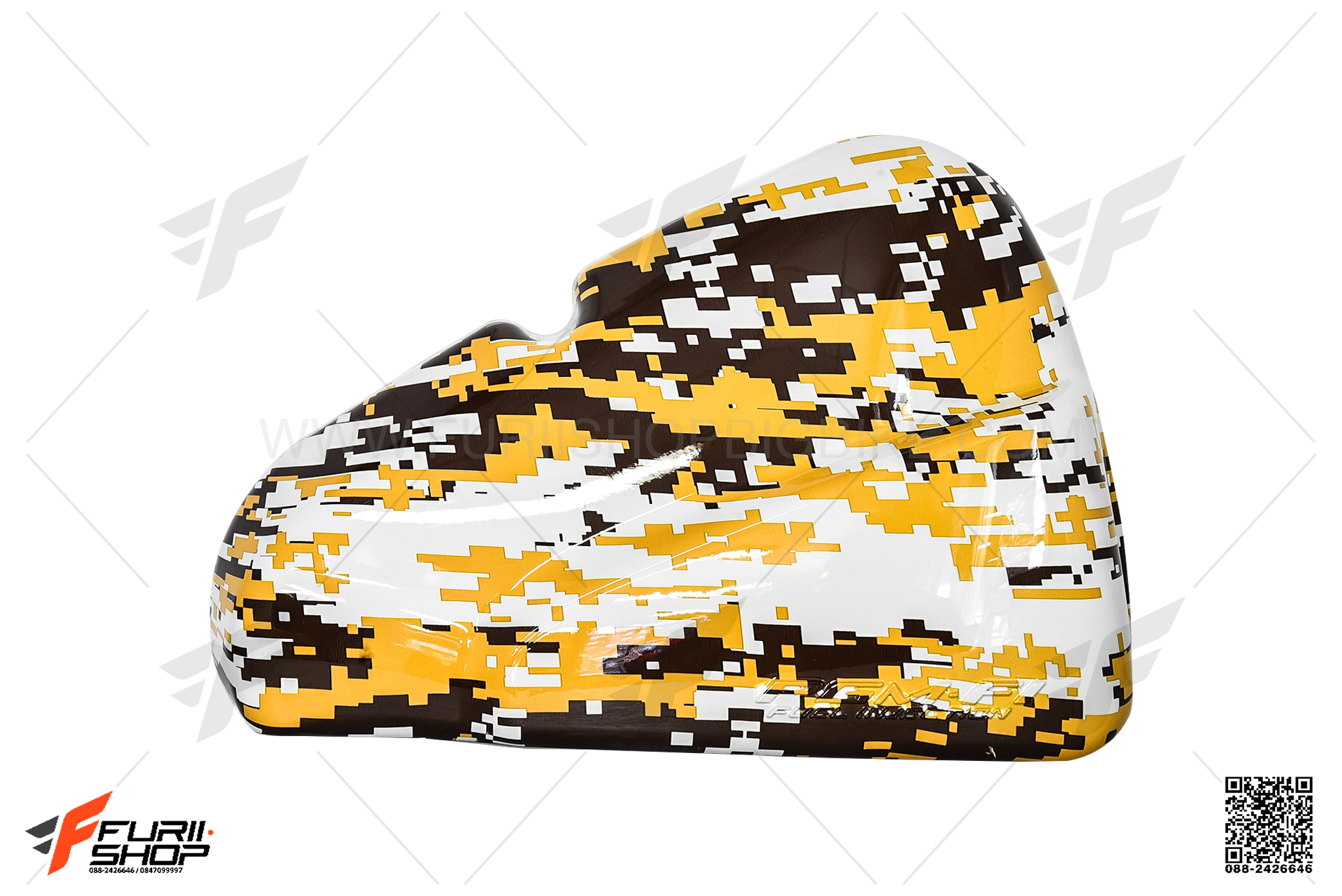 ครอบกรองอากาศ H2C สีเหลือง FOR HONDA ZOOMER X
