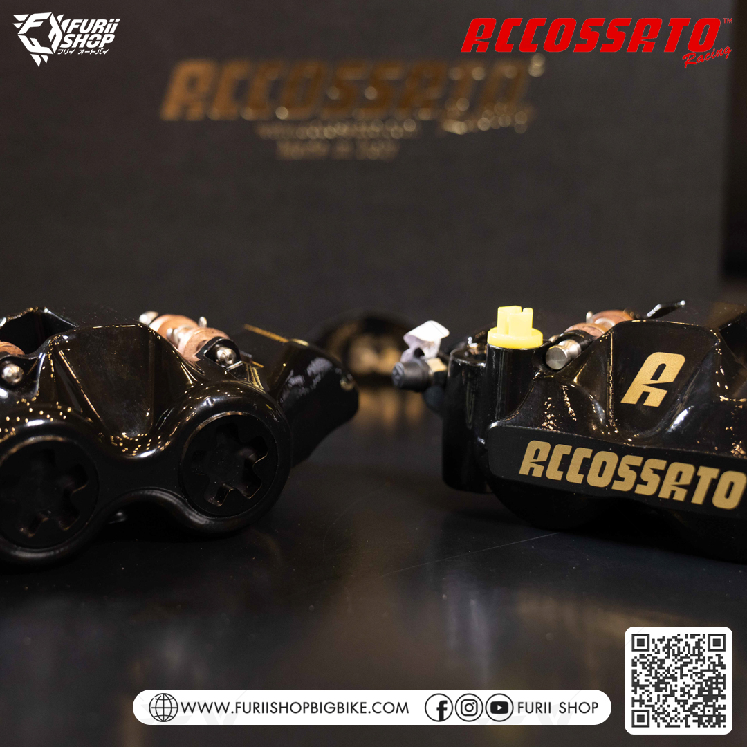 ปั้มล่าง Accossato Radial Brake Caliper Forged Monoblock