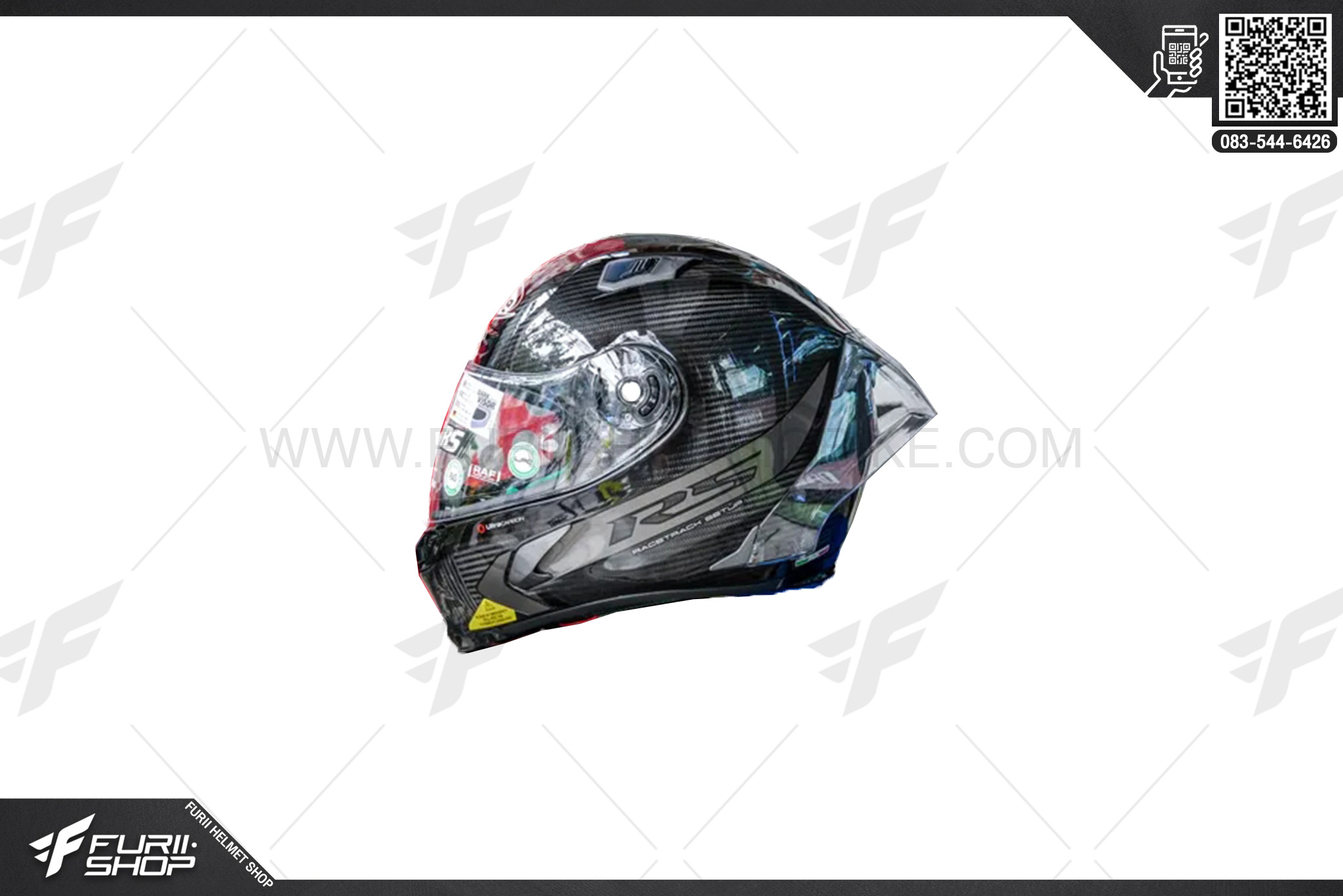 หมวกกันน็อค X-LITE X-803 RS Hot Lab Carbon (15)