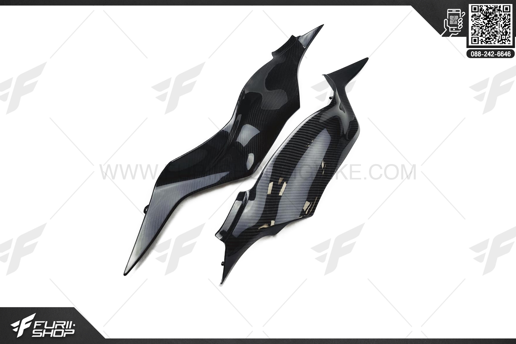 TANK SIDE PANELS FOR KAWASAKI ZX6R 2019+
