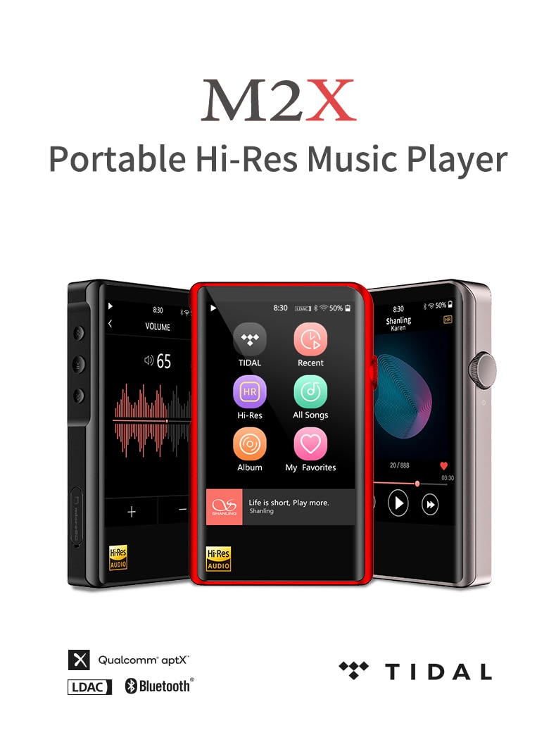 ขาย SHANLING M2x DAP พกพา ชิป AK4490x2 รองรับ Hi-Res ประกันศูนย์ไทย
