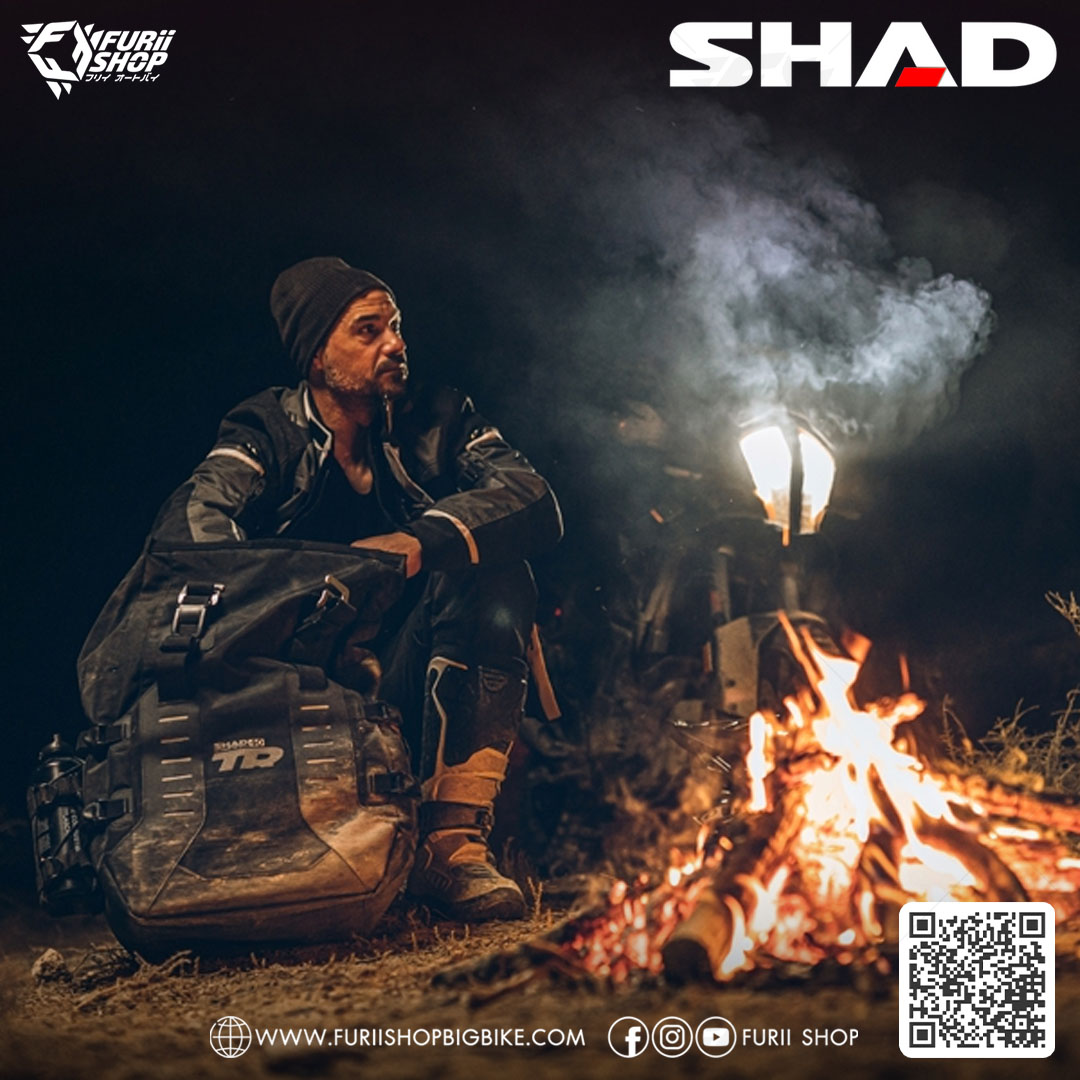 กระเป๋าข้าง SHAD TR40 Saddle bags (ขนาด 40 ลิตร) พร้อมแร็ค (สามารถยึดกับ 4P System เท่านั้น)