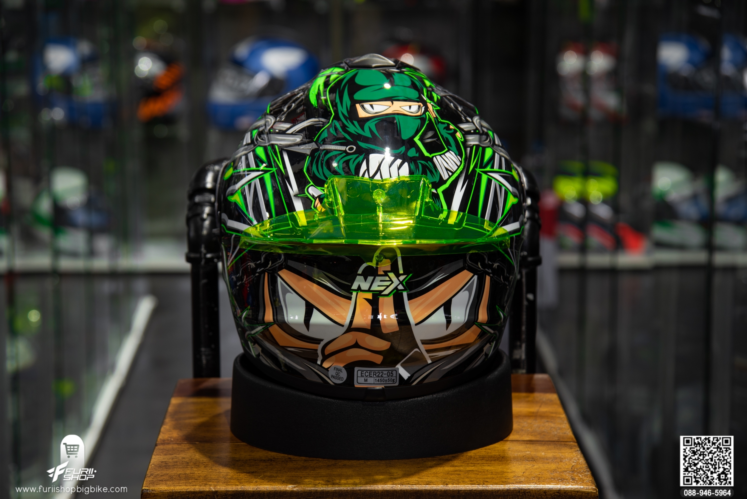 หมวกกันน็อค BILMOLA NEX 2020 Ninja green
