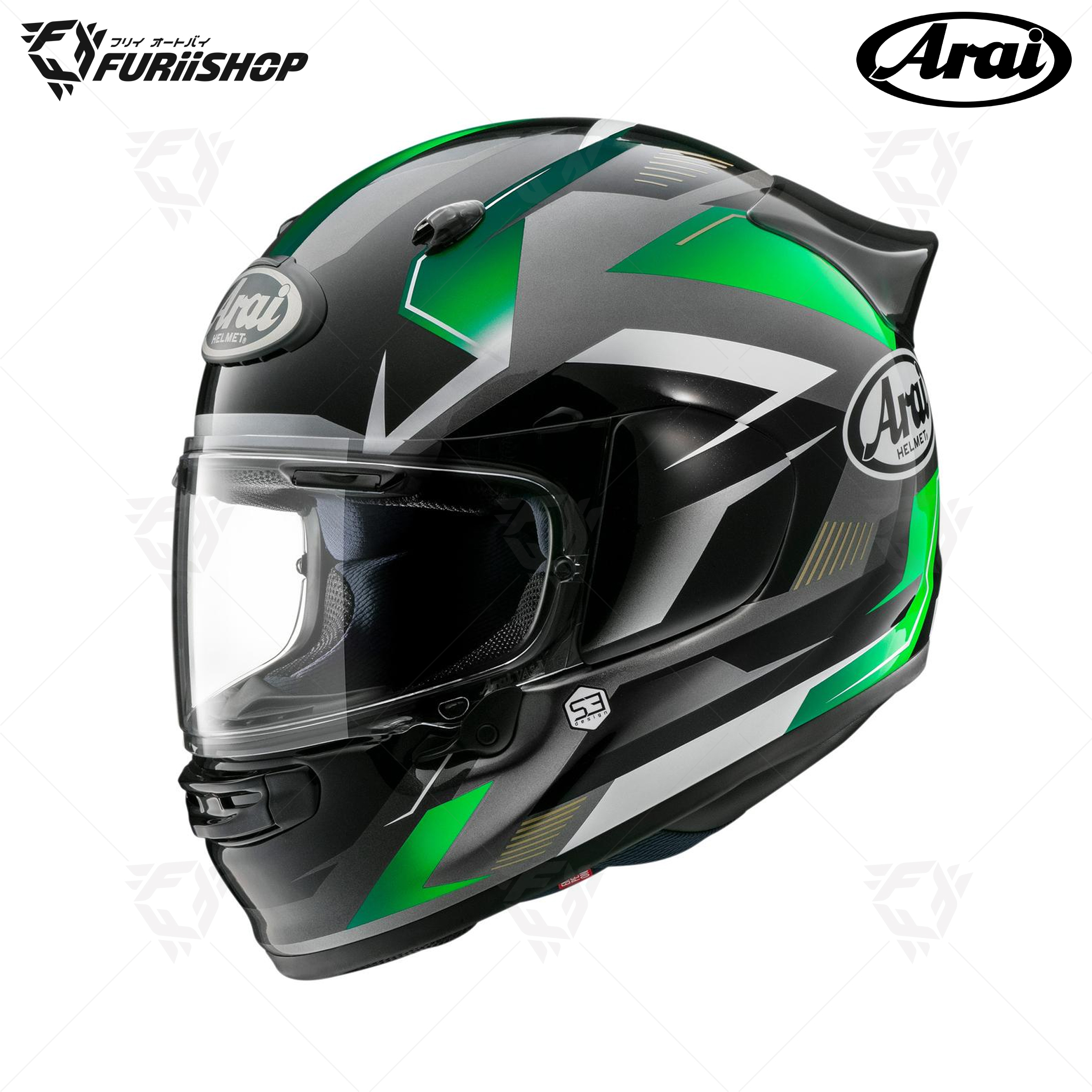 หมวกกันน็อคเต็มใบ Arai : QUANTIC Beyond Green