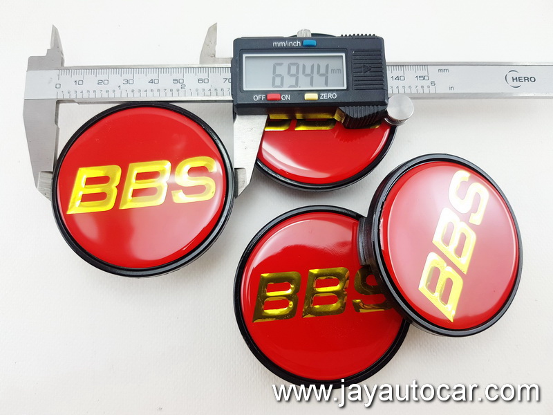 ฝาล้อรถยนต์ ฝาล้อแม็กซ์ ฝาล้อแต่ง โลโก้ BBS แดง ขอบสีดำ สำหรับ ล้อแม็ก ขนาด 63.5 มิล 1ชุด 4ชิ้น ขนาดยอดนิยม 63.5mm.