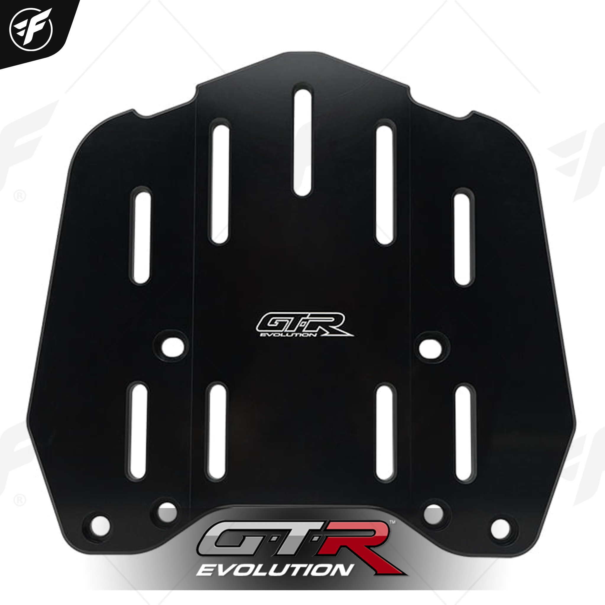 แผ่นรองกล่องท้ายเบาะอเนกประสงค์(CNC) GTR PCX125-150 FORZA-300 ดำ