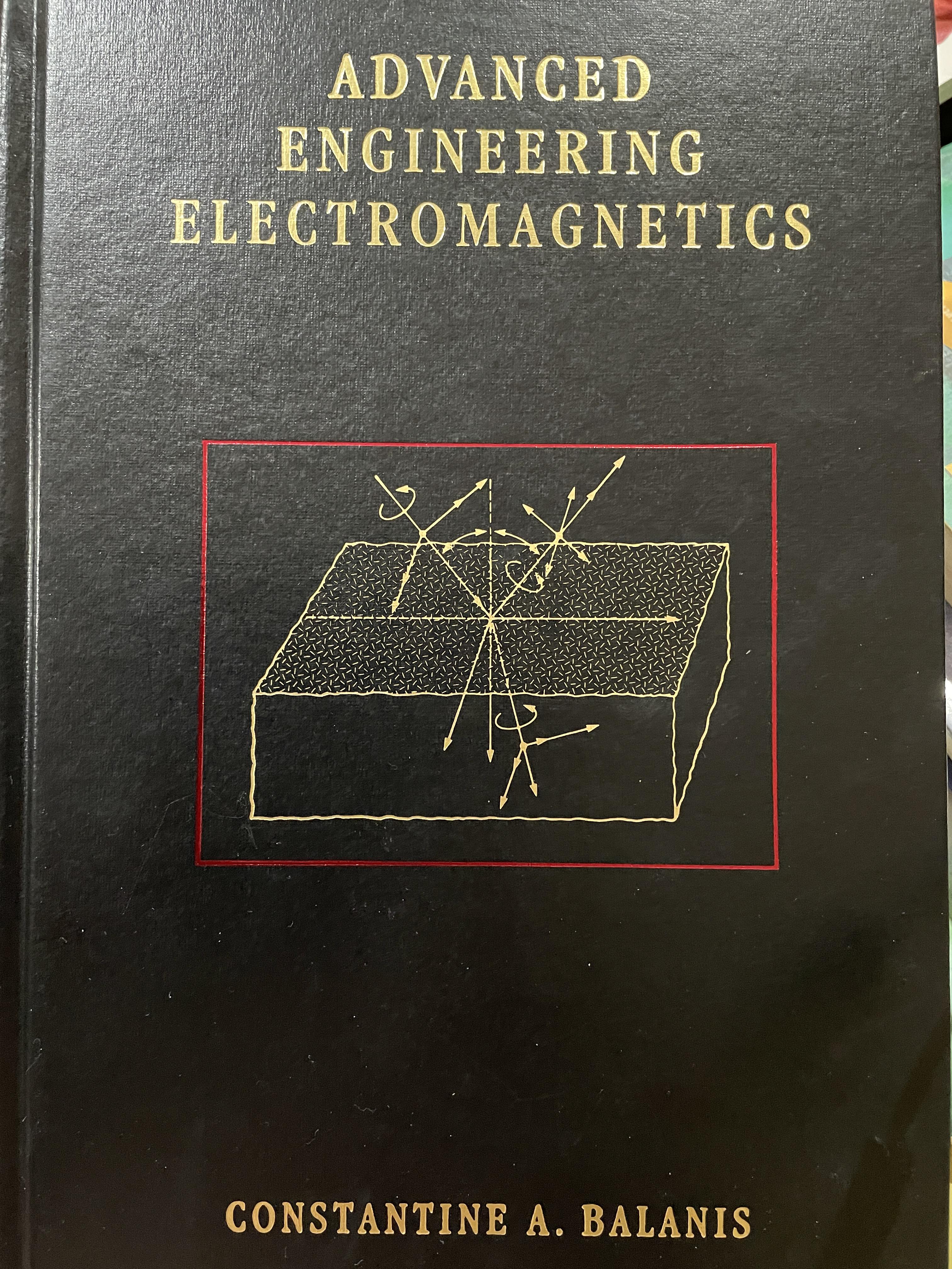 ADVANCED ENGINEERING ELECTROMAGNETICs. ผู้เขียน CONSTANTINE. A.BALANIS 0 กก.