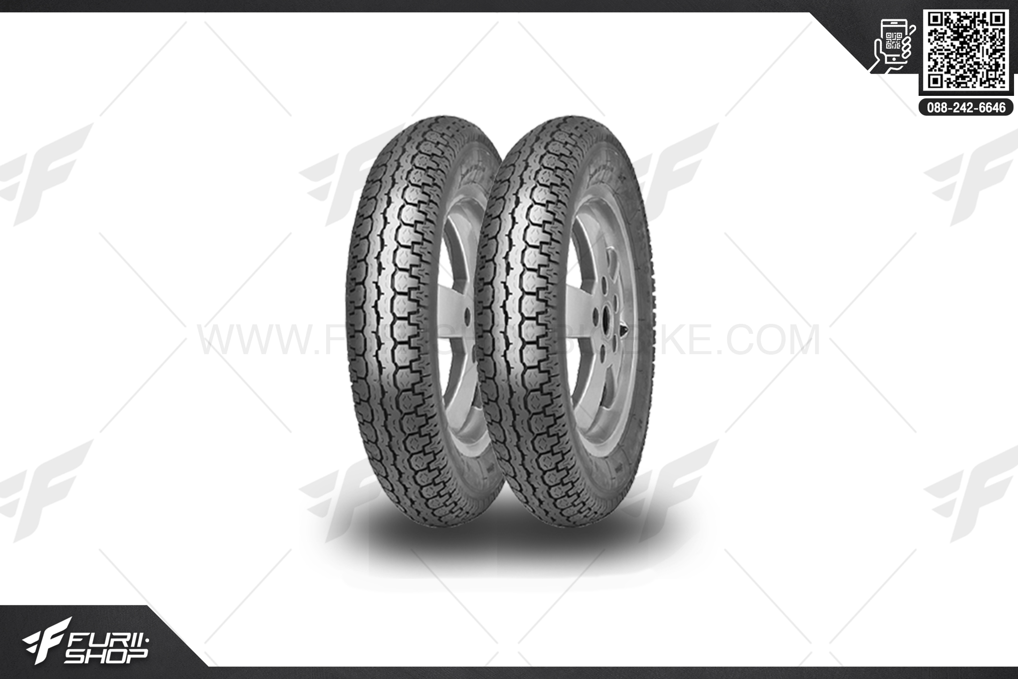 ยางมอเตอร์ไซค์ MITAS B-14 3.50 -10 ยางบิ๊กไบท์ ยางBigbike Mototire
