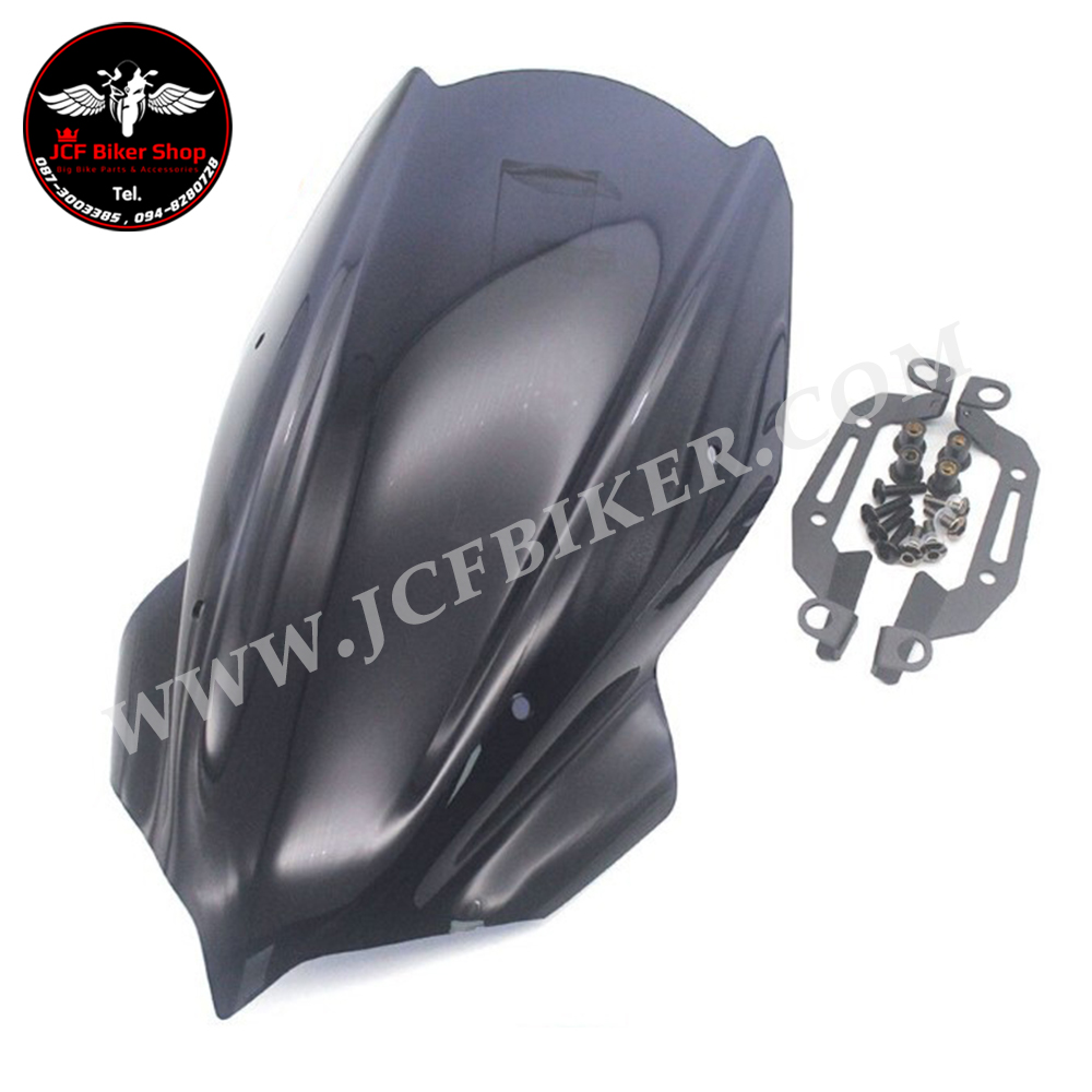 ชิวหน้า,บังไมล์,ชิวหน้าแต่ง Z250/Z400 ปี2019-2021 วัสดุโพลีคาร์บอเนตเนื้องานเงาเป็นพิเศษ