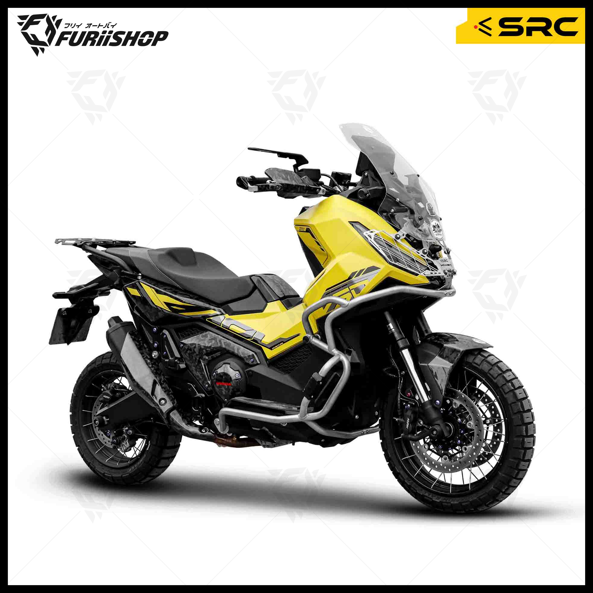แคชบาร์.SRC CRASHBAR FULLSET FOR HONDA X-ADV 750 (2025)