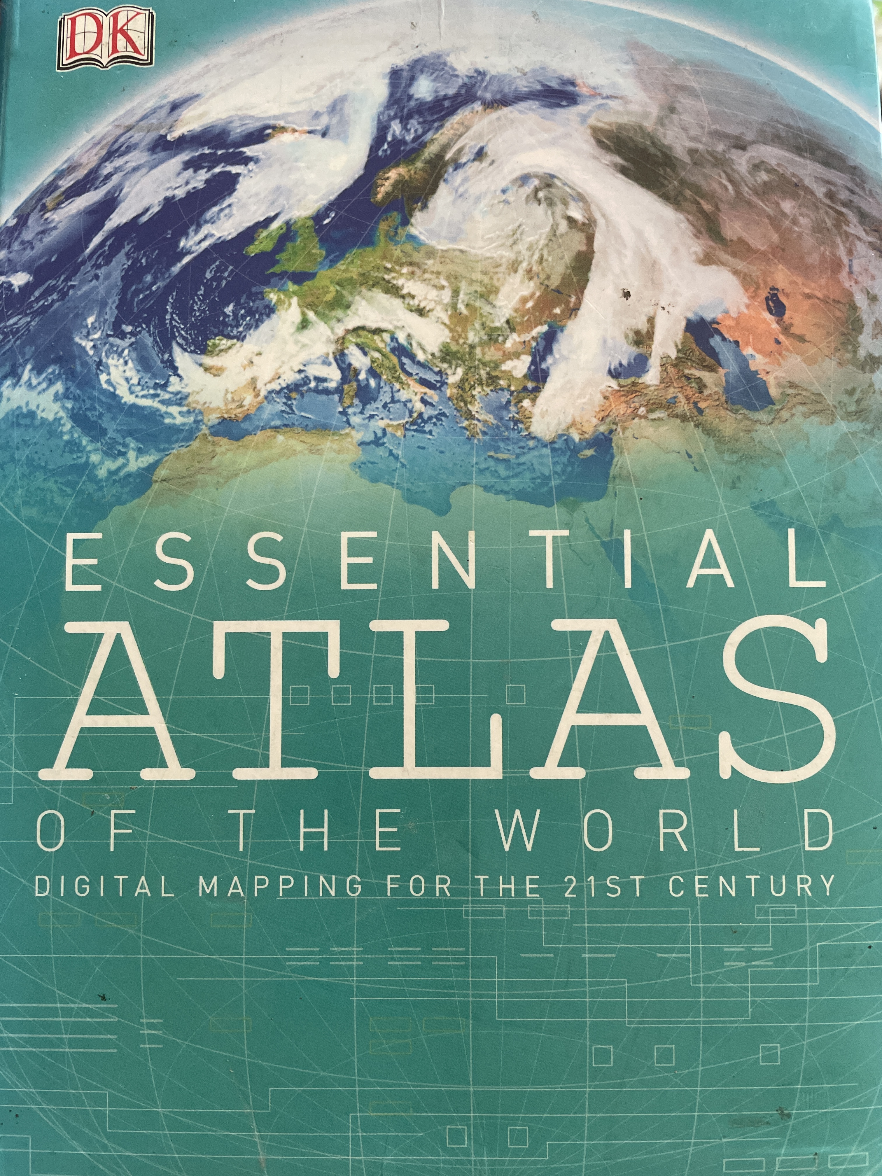 ESSENTIAL ATLAS OF THE WORLD. DIGITAL MAPPING FOR THE 21ST CENTURY 2,090 กรัม