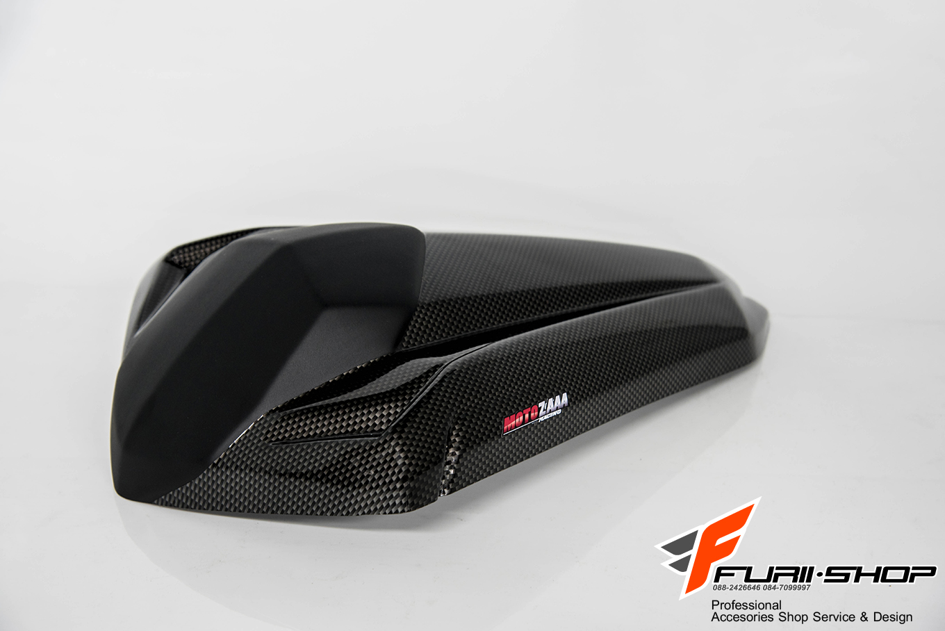 ครอบเบาะหลัง Motozaaa (ลายคาร์บอนเคฟล่า) Ninja300