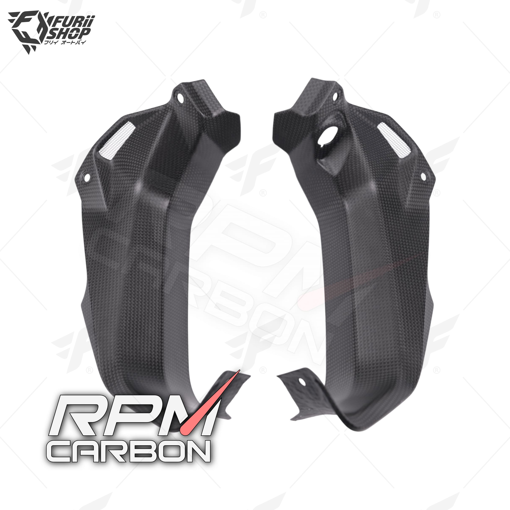 RPM Carbon Air Duct Covers : for Ducait Multistrada V4