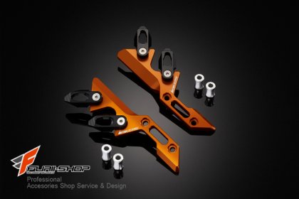การ์ดบังโช๊คหน้า BIKERS FOR HONDA MSX FRONT FORK GUARDS สีส้ม