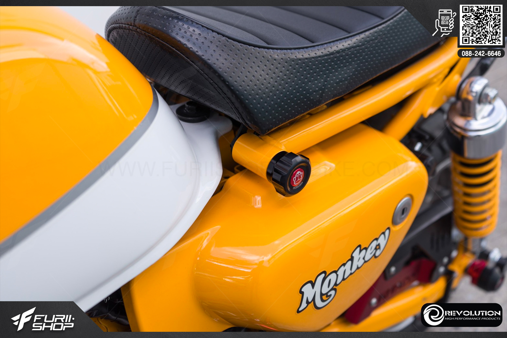 น็อตล็อคเบาะอุดเฟรม Revolution For Honda Monkey125