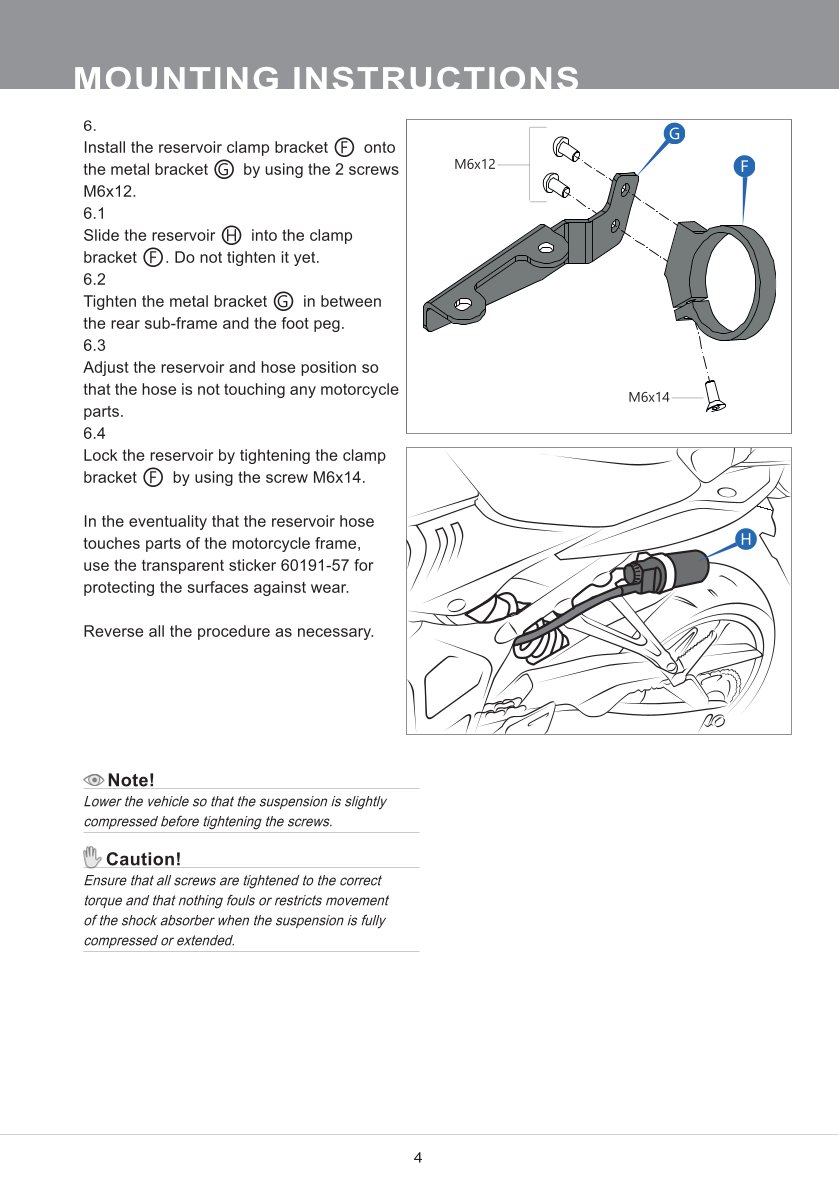 โช๊คหลังแต่ง Ohlins HO913 For Honda CBR650R ปี 2019-2023