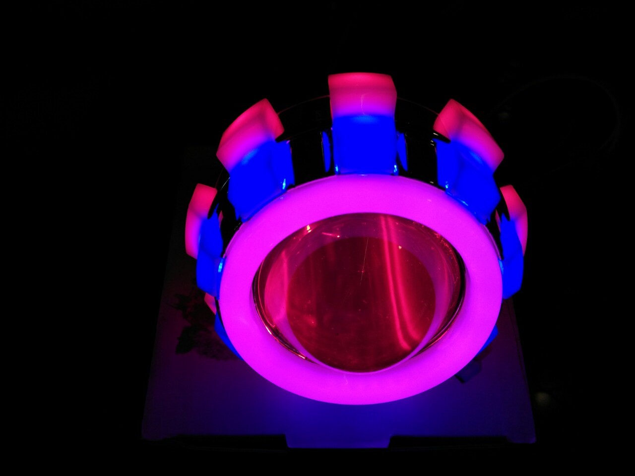 ไฟโปรเจคเตอร์มอเตอ์ไซค์ LED V.10 วงแหวน 3 ชั้น เหมาะสำหรับ มอเตอร์ไซค์,บิ๊กไบค์,รถยนต์ทุกรุ่น