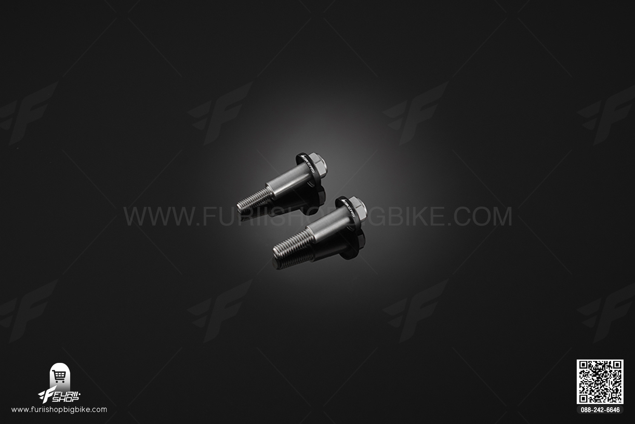 Stainless Bolt For Brake & Clutch Lever (2 Pieces) สีดำ BMW G310R