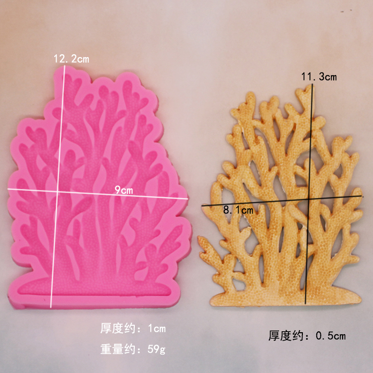 พิพม์ซิลิโคนพิพม์วุ้น แม่พิมพ์นางเงือก สาหร่าย ปะการัง