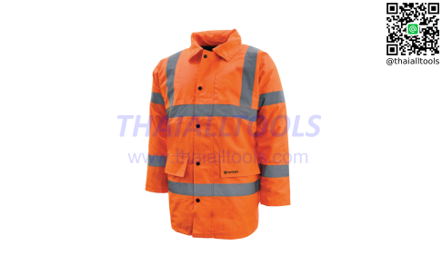 เสื้อ สะท้านแสง HI-VIS W/PROOF COAT CL3 ORANGE TUFFSAFE
