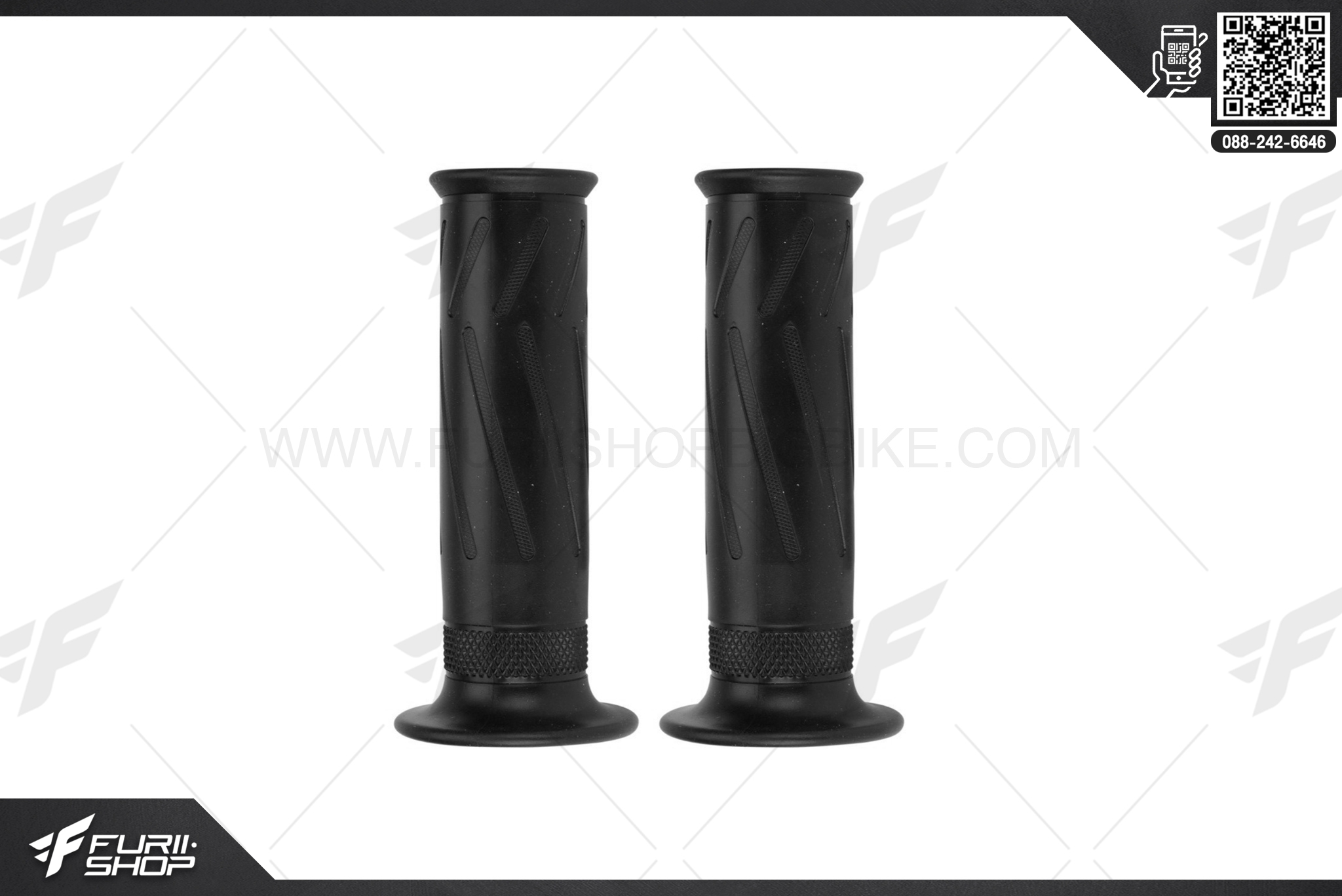 ปลอกแฮนด์ Domino Racing รุ่น Monocolore สี ดำ ปี 2020 รหัส 0300.82.40.06-0