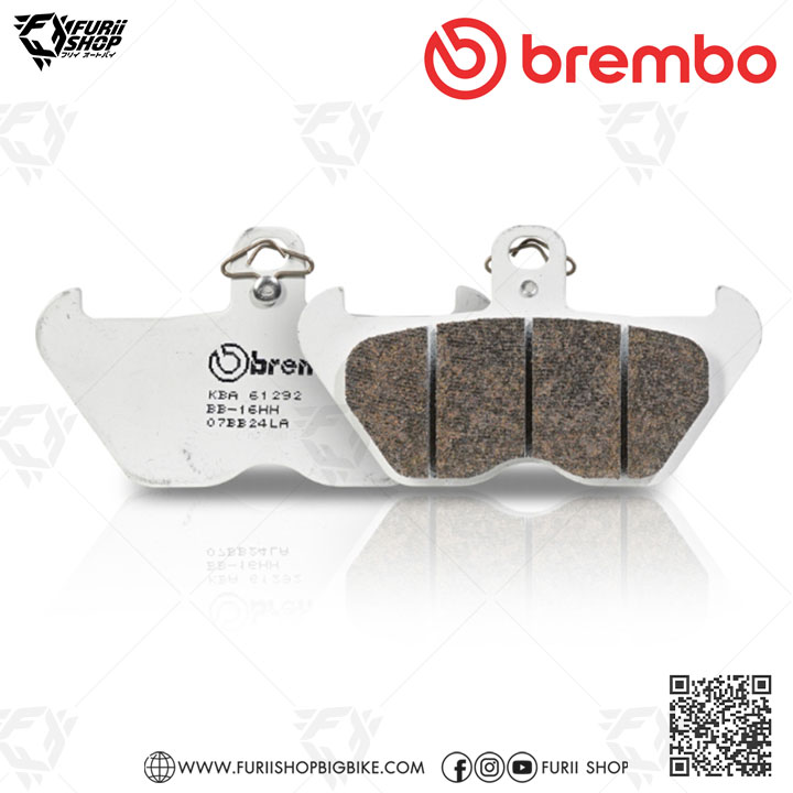 ผ้าเบรก Brembo (07BB24LA) : for BMW : K1200 97-02 / R1150GS 00-01 / R850R 03-07 / R1100S