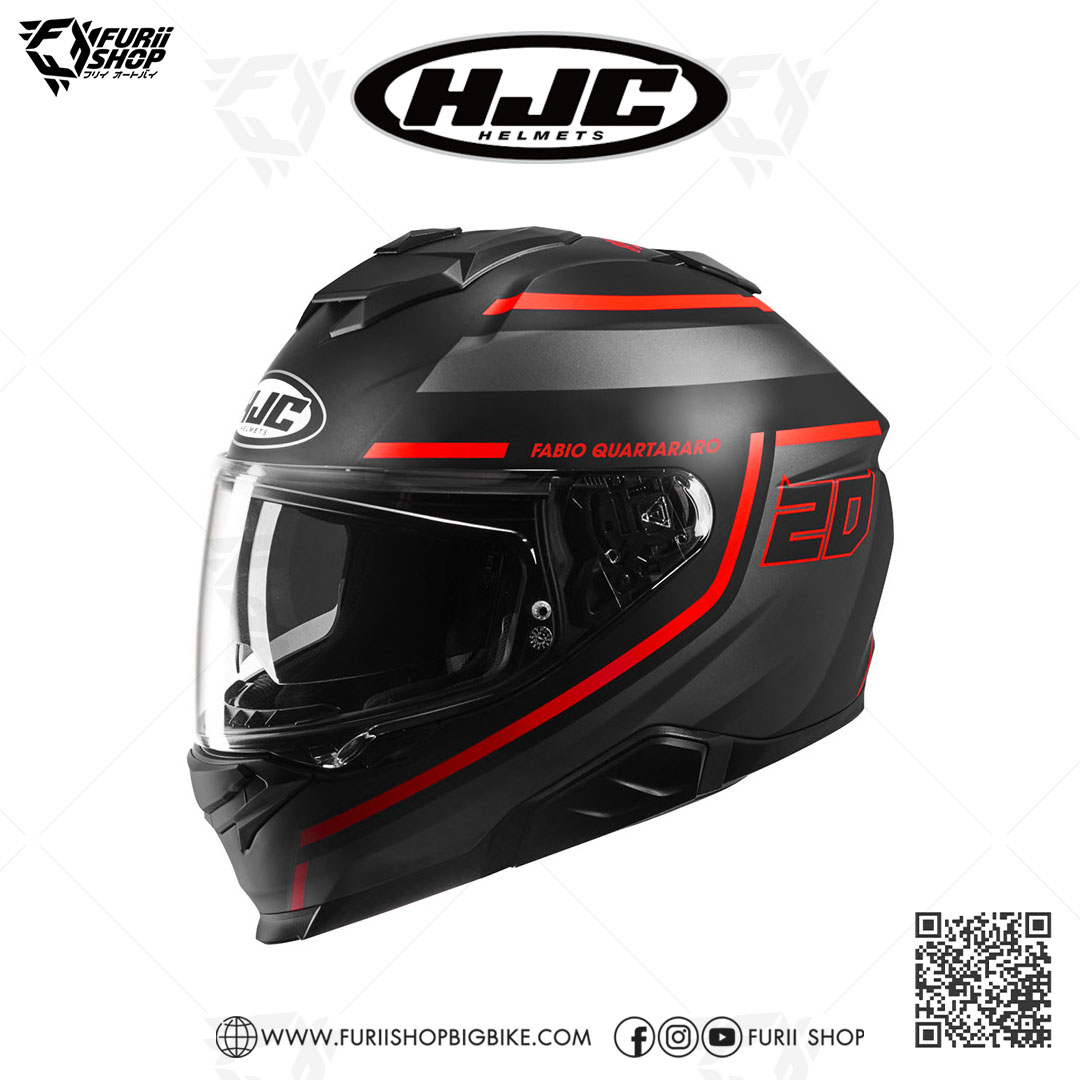 หมวกกันน็อคเต็มใบ(มีแว่นกันแดด) HJC I71 : FQ20 MC1SF
