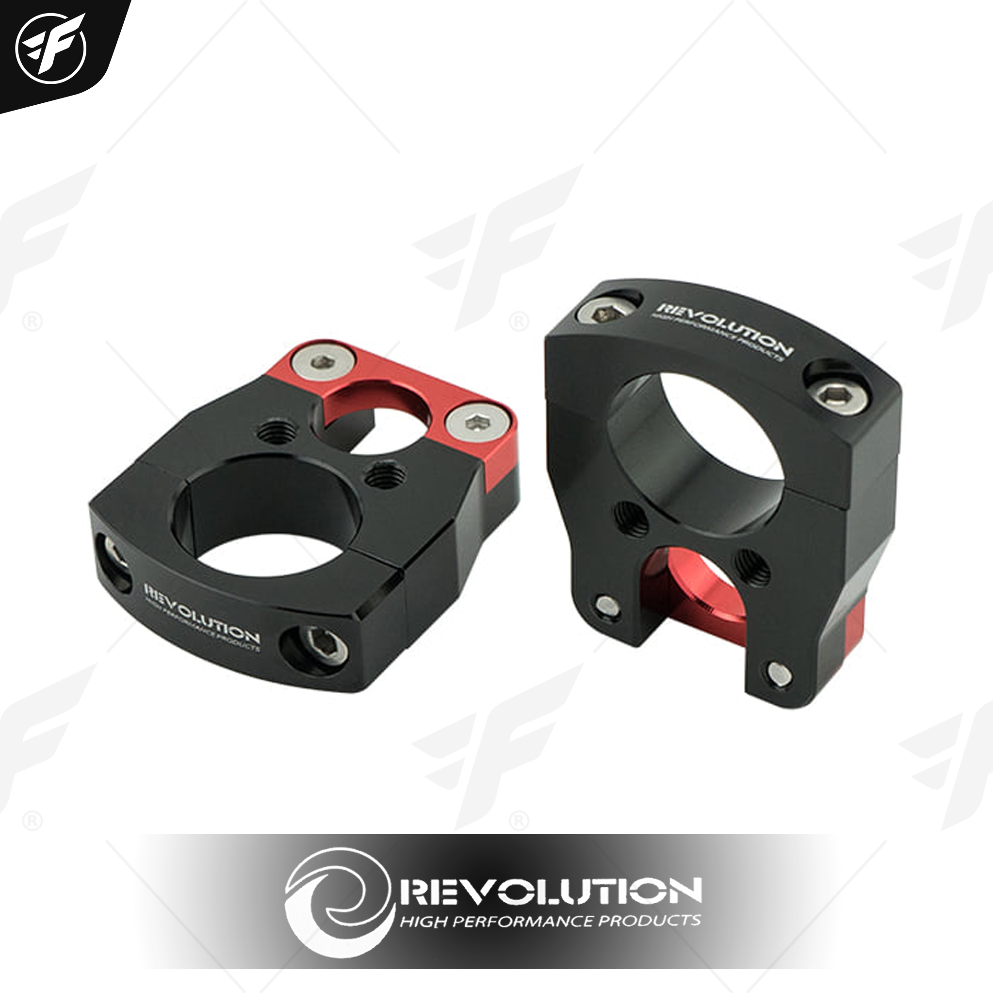 ตัวเก็บสายยึดแฮนด์ CNC REVOLUTION MONKEY/MSX/ZOOMER/FORZA/PCX แดง