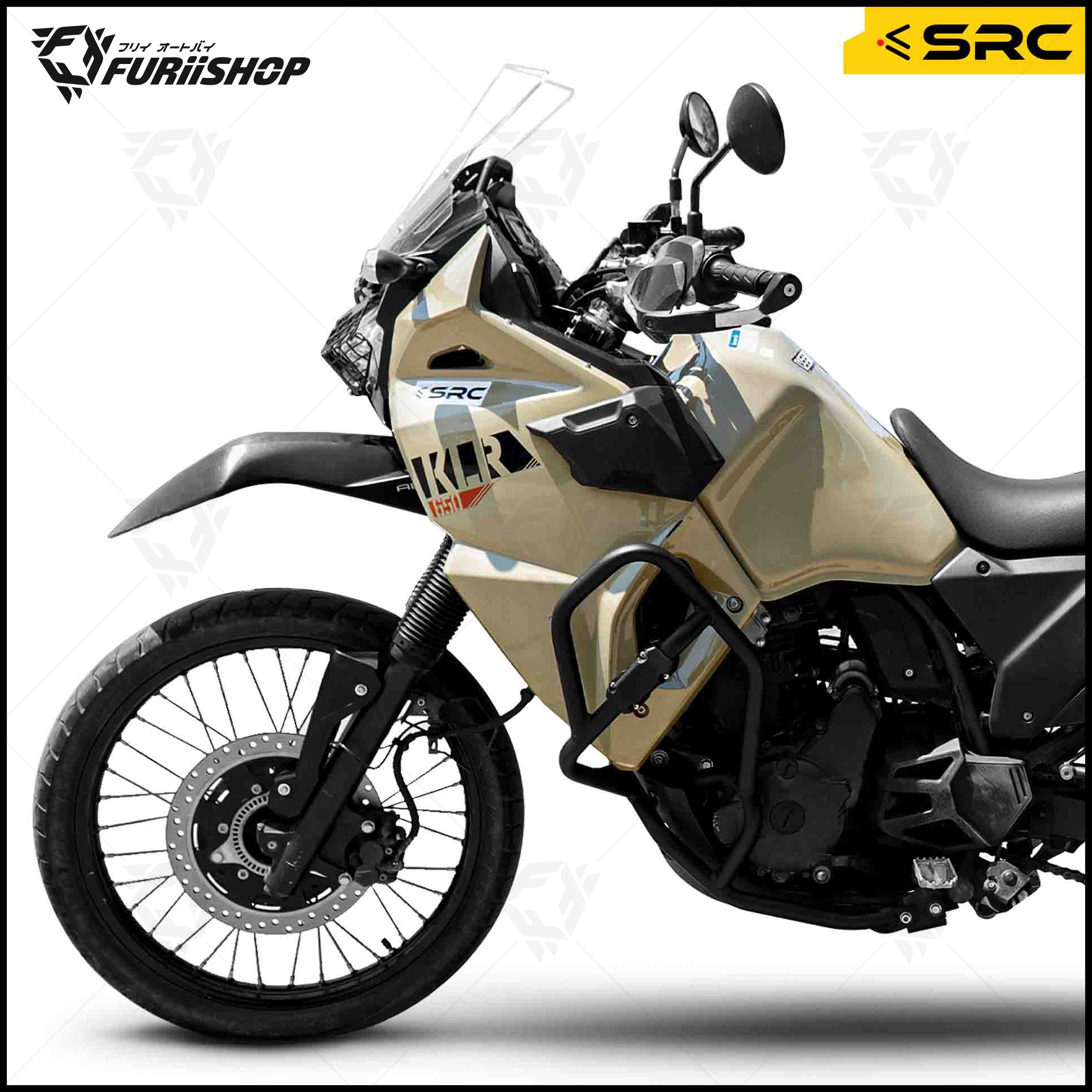 แคชบาร์ CRASH BAR SRC FOR KAWASAKI KLR 650