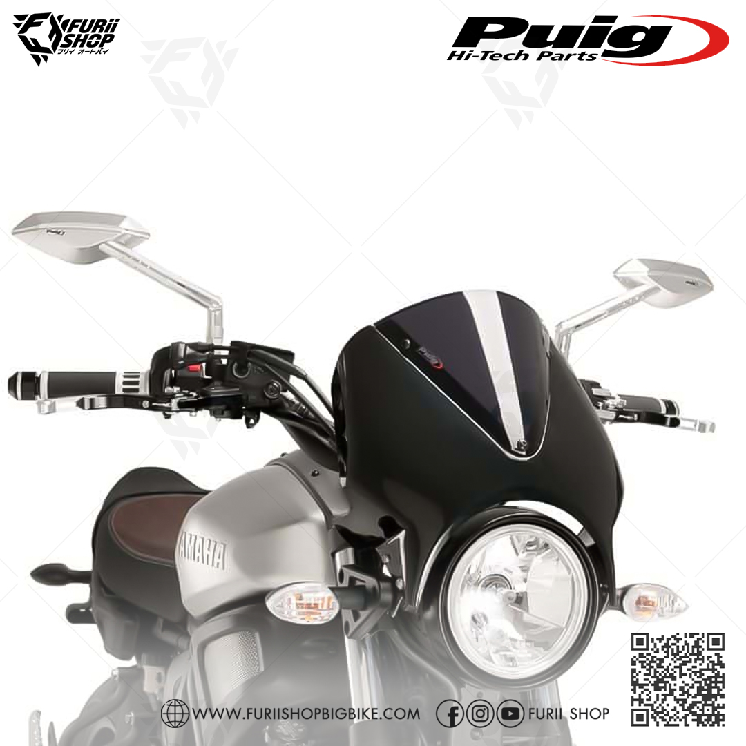 ชิลด์หน้า Puig Windshield Retrovision : for Yamaha XSR700 2017-2020
