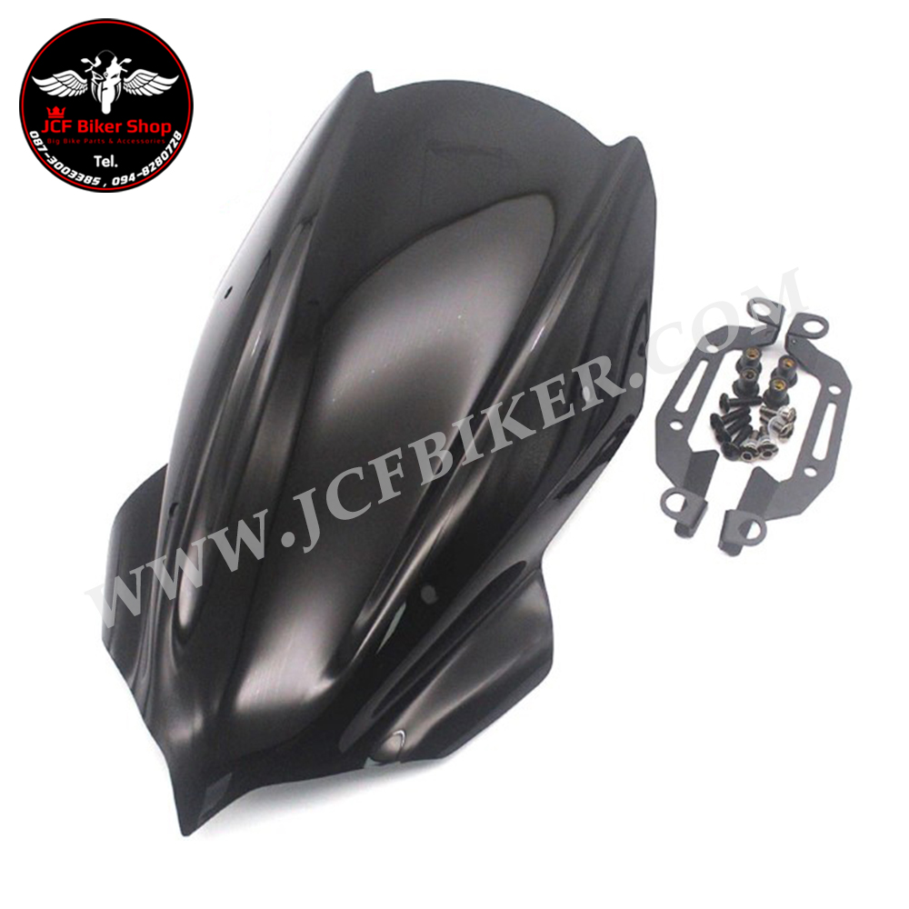 ชิวหน้า,บังไมล์,ชิวหน้าแต่ง Z250/Z400 ปี2019-2021 วัสดุโพลีคาร์บอเนตเนื้องานเงาเป็นพิเศษ
