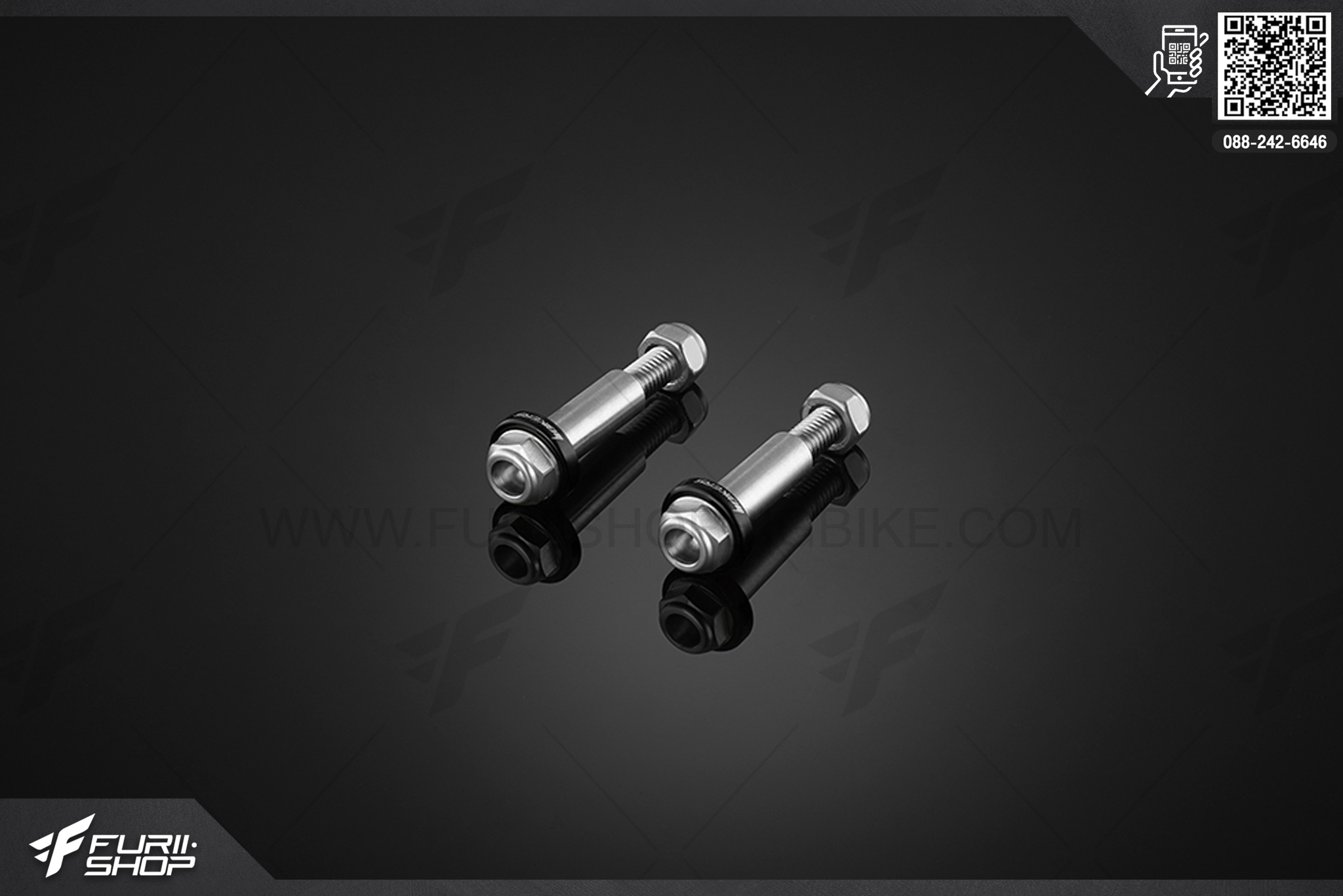 น็อตสแตนเลสยึดมือเบรกหน้า-หลัง (Stainless Bolts For Front & Rear Brake Lever (2 Pieces)) Bikers Honda Forza 300 (2013-2017)