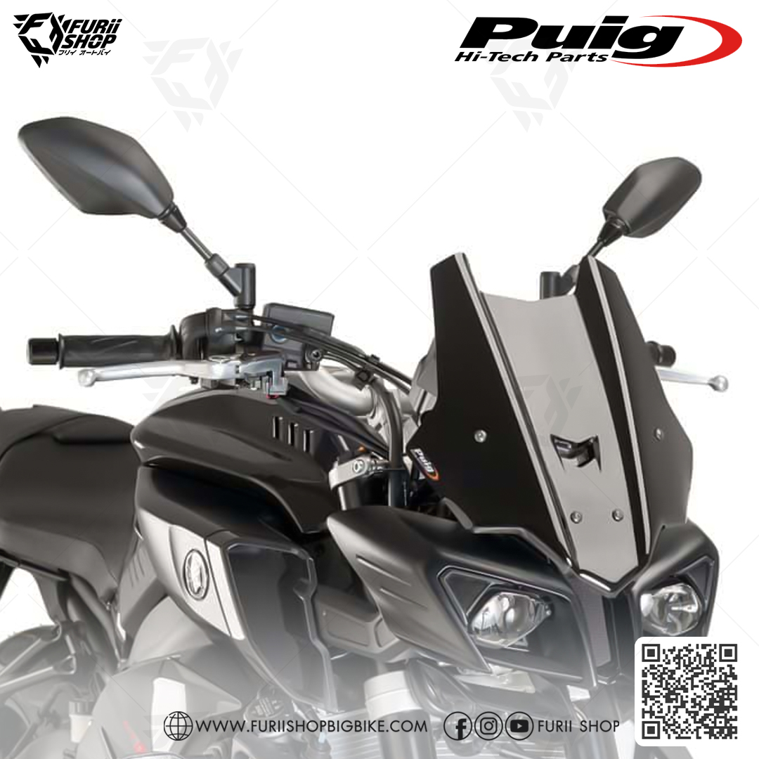 ชิลด์หน้า Puig Windshield : for Yamaha MT10 2017-2021