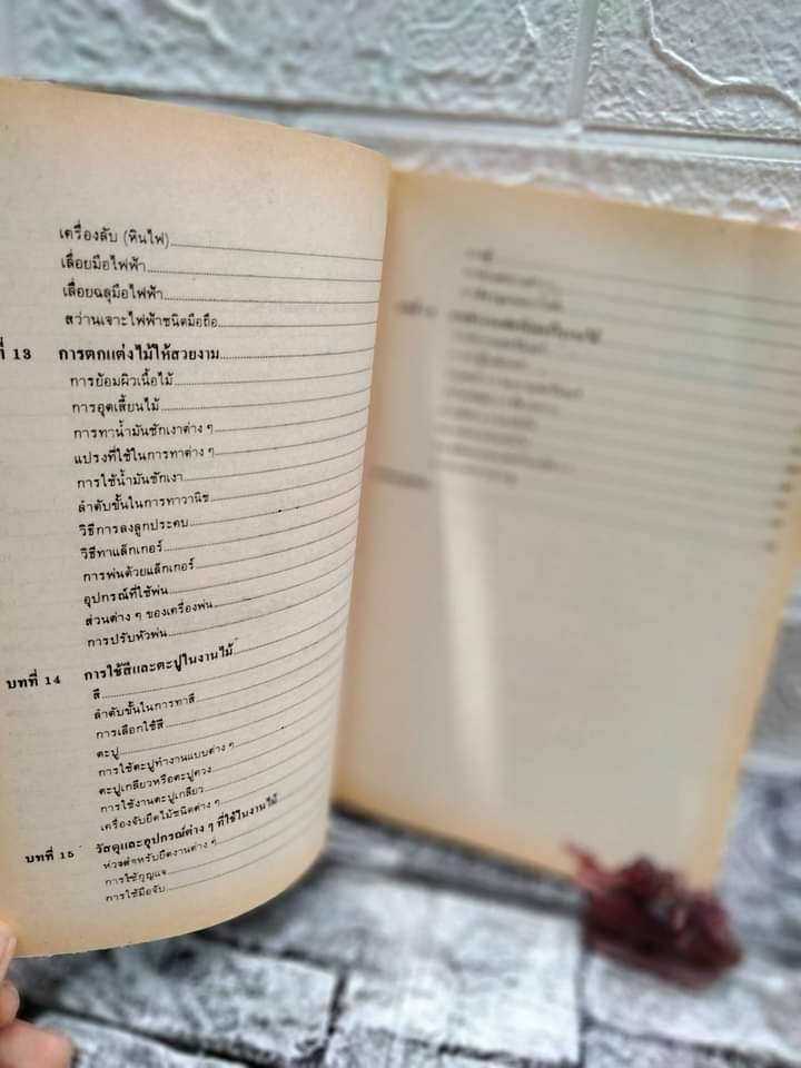 เทคโนโลยีในงานไม้ โดย เฉลียว โพธิพิรุฬห์