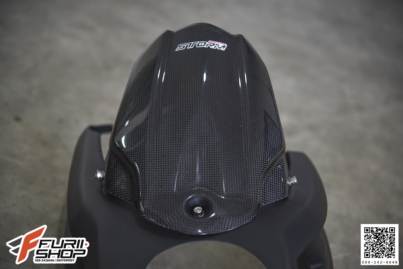 บังโคลนหลังลายเคฟล่า STORM Rider(สตรอมไรเดอร์) FOR HONDA CB650F/CBR650F