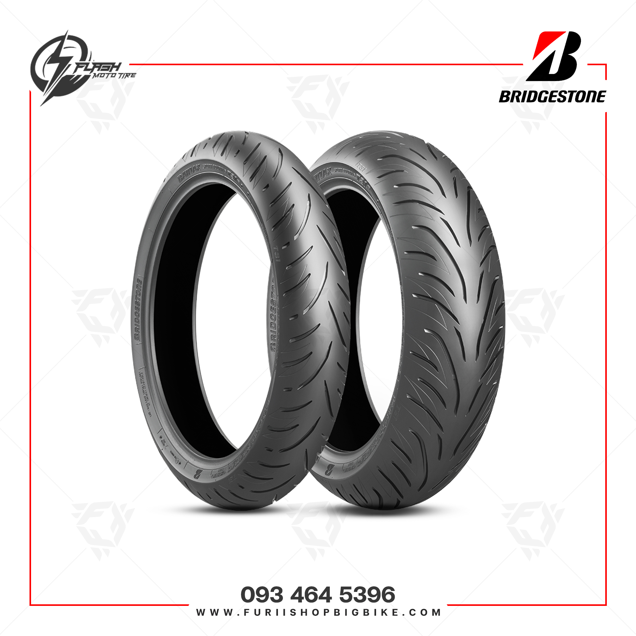 ยาง BRIDGESTONE BATTLAX SPORT TOURING T31: 120/70 ZR17 & 180/55 ZR17 ยางมอเตอร์ไซต์ ยางบิ๊กไบท์ ยางBigbike Mototire
