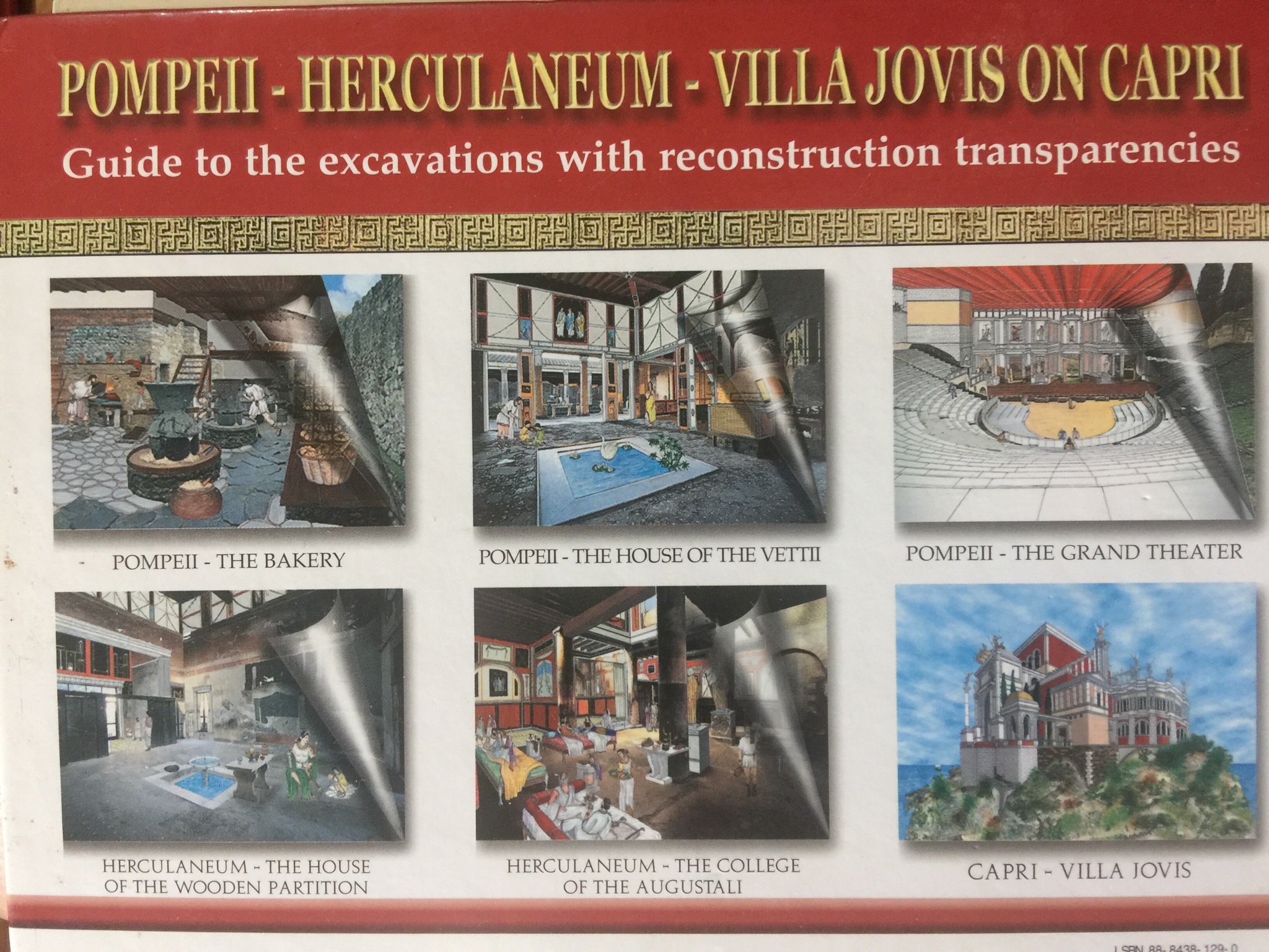POMPEII. Guide to the excavations. Pompeii. with transparent overlays of archaeological sites แถม DVD จำรวน 1 แผ่น 0 กก.