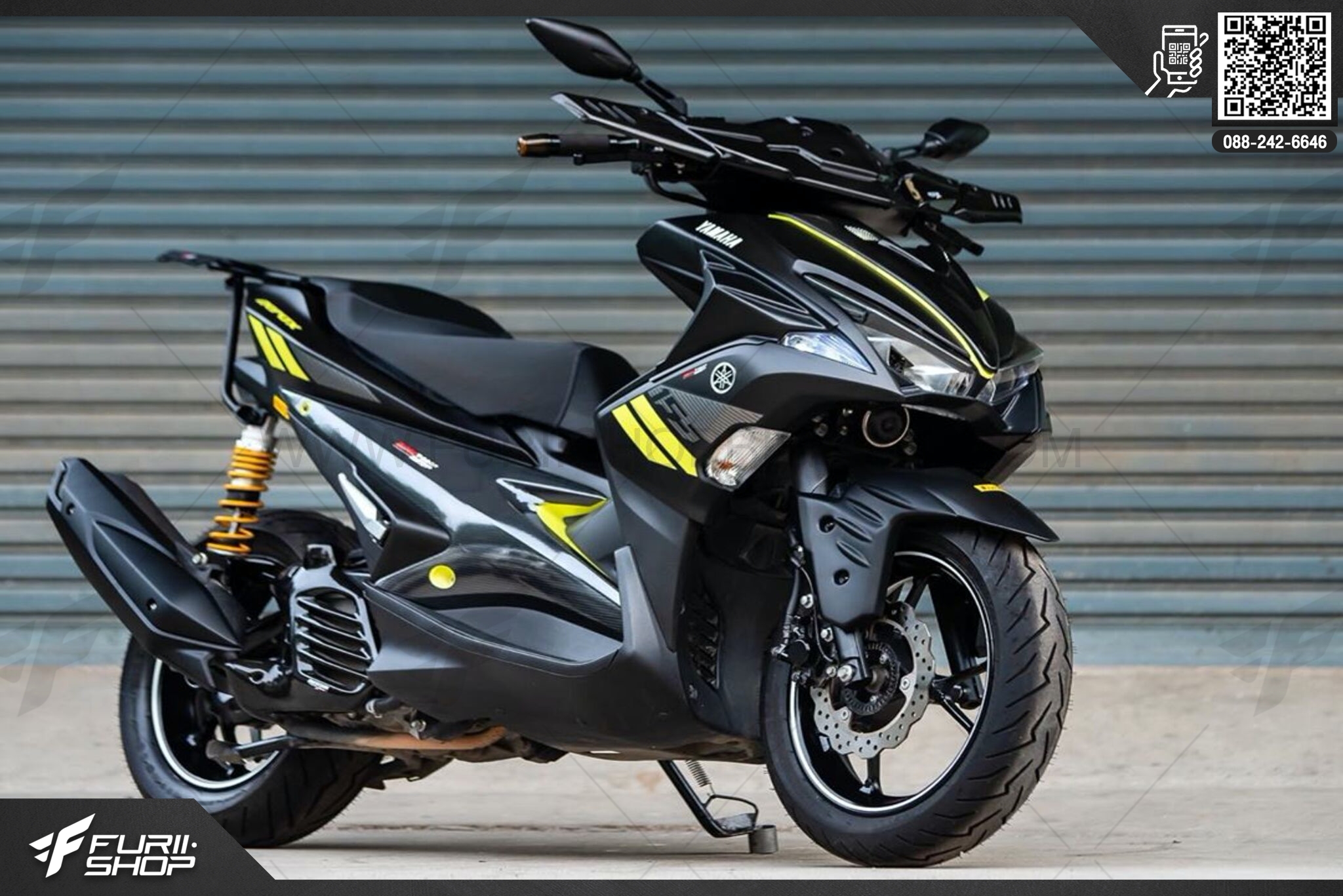 บังโช้คหน้า MOTOZAAA FOR YAMAHA AEROX 155
