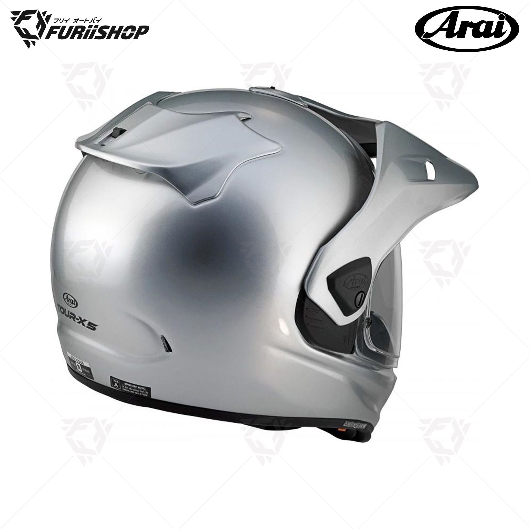 หมวกกันน็อคเต็มใบ Arai : Tour-X5 Aluminum-Silver