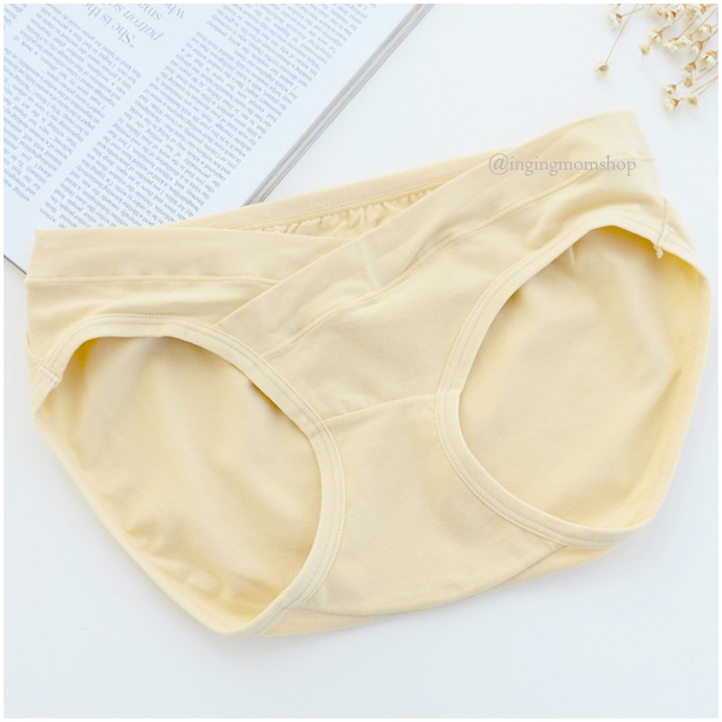 L5348C_[Size-M-สีเนื้อ]_กางเกงในคนท้องเอวต่ำ