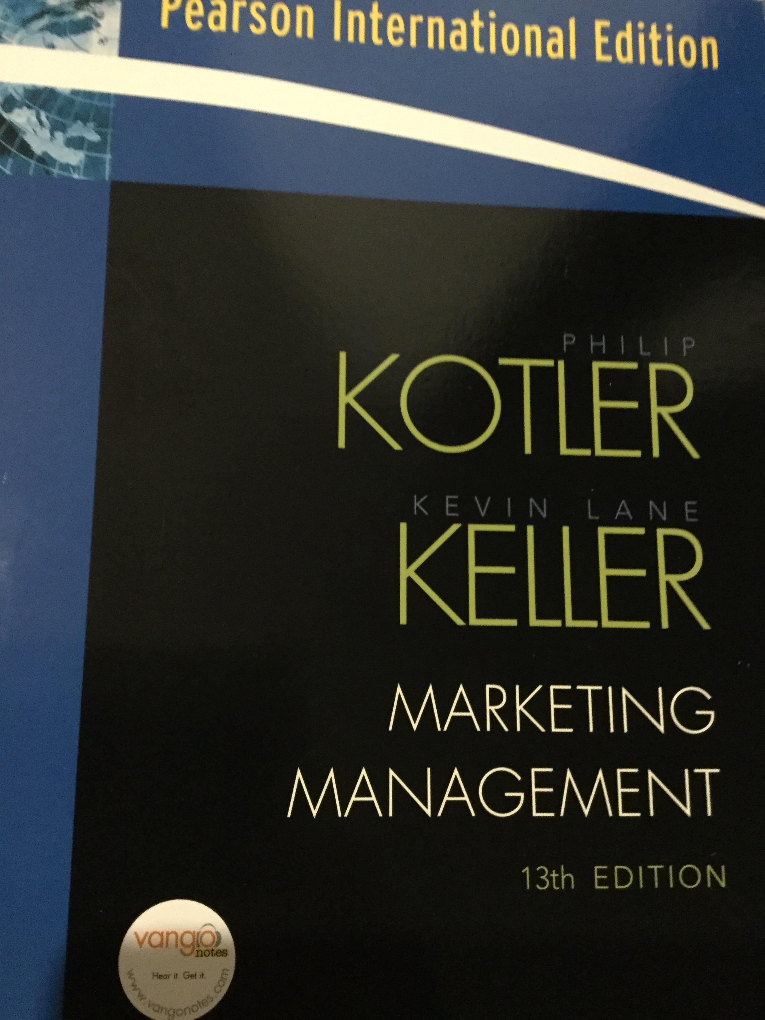 Marketing Management 13th Edition ผู้เขียน Philip Kotler และ Kevin Lane Keller 0 กก.