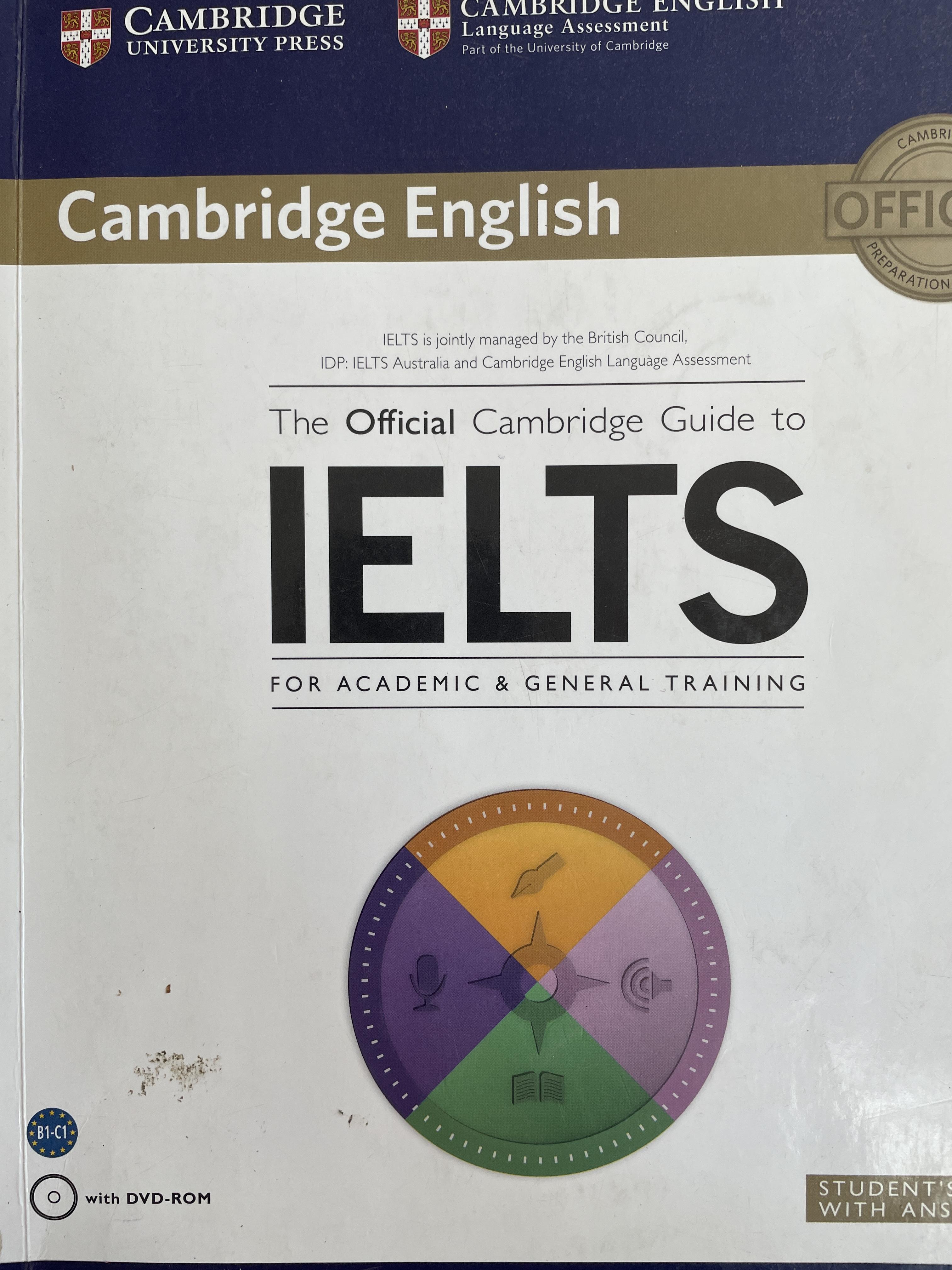 IELTS. The Official Cambridge Guide to IELTS. for academic & general training 4,500 กรัม