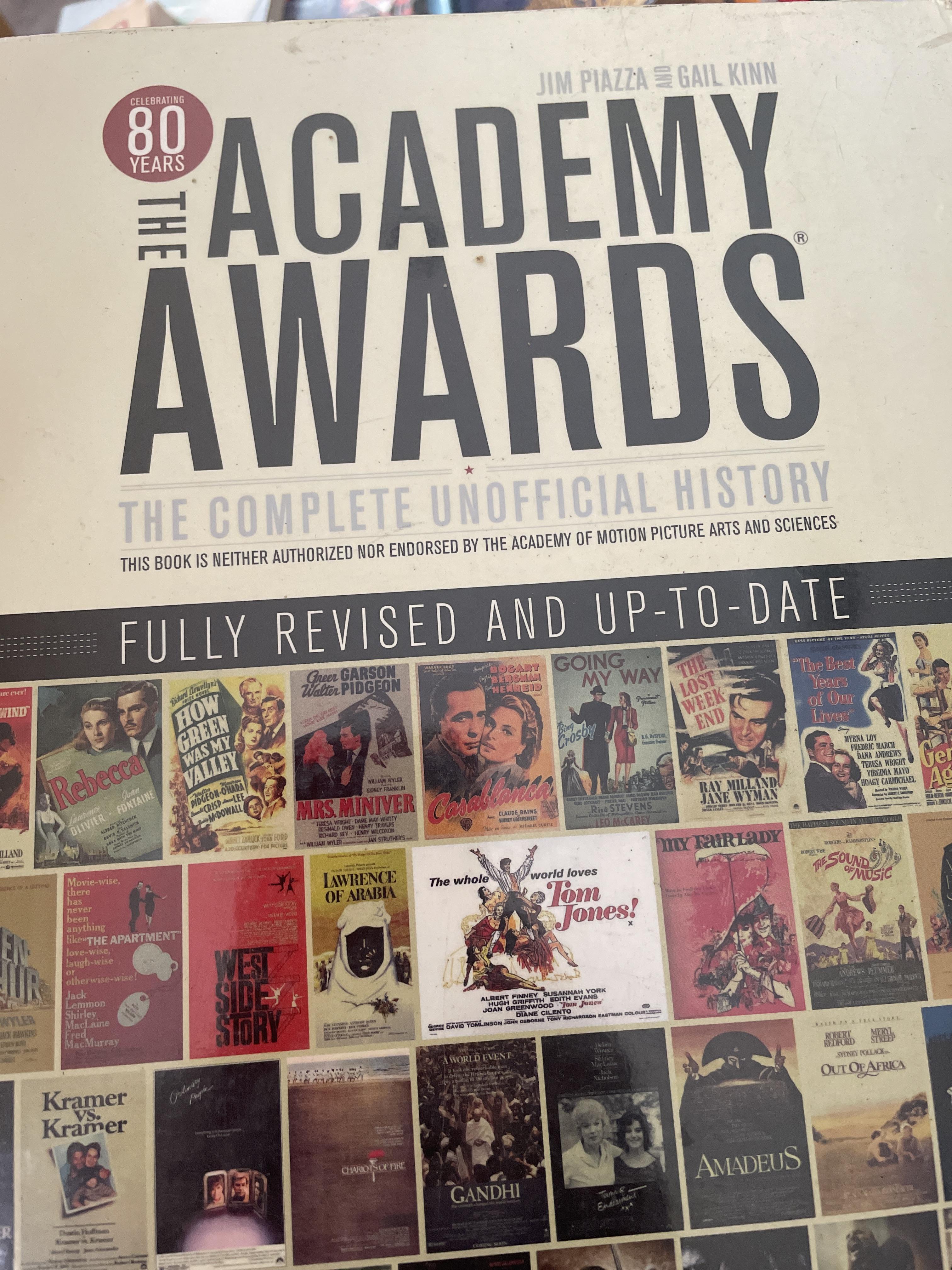 80 ปี THE ACADEMY AWARDS. The Complete Unofficial History. Fully Revised and up-to-date 7,500 กรัม